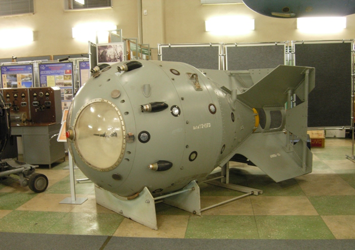 РДС-1. Фото из музея ядерного оружия РФЯЦ-ВНИИЭФ.